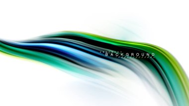 Sıvı sıvı karıştırma renkler konsepti üzerine açık gri renkli, dalga ve girdap eğrisi akışı satır, trendy soyut düzeni şablonu iş sunumu, app duvar kağıdı başlık sayfası, poster veya duvar kağıdı için