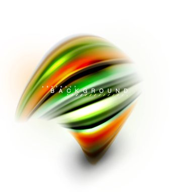 Sıvı sıvı karıştırma renkler konsepti üzerine açık gri renkli, dalga ve girdap eğrisi akışı satır, trendy soyut düzeni şablonu iş sunumu, app duvar kağıdı başlık sayfası, poster veya duvar kağıdı için