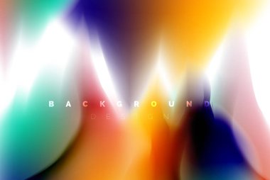 Holografik boya patlama tasarım, akışkan akışı, renkli fırtına renkler. Sıvı karıştırma renkler hareket kavramı, Modern arka plan düzeni şablonu iş sunumu, app duvar kağıdı afiş için