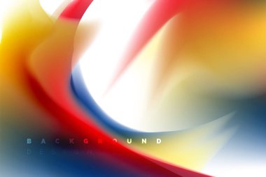 Holografik boya patlama tasarım, akışkan akışı, renkli fırtına renkler. Sıvı karıştırma renkler hareket kavramı, Modern arka plan düzeni şablonu iş sunumu, app duvar kağıdı afiş için