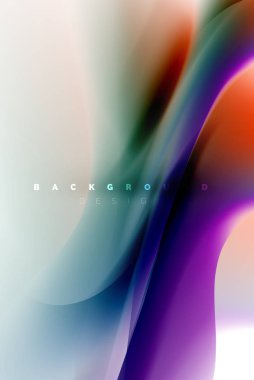 Holografik boya patlama tasarım, akışkan akışı, renkli fırtına renkler. Sıvı karıştırma renkler hareket kavramı, Modern arka plan düzeni şablonu iş sunumu, app duvar kağıdı afiş için