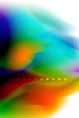 Holografik boya patlama tasarım, akışkan akışı, renkli fırtına renkler. Sıvı karıştırma renkler hareket kavramı, Modern arka plan düzeni şablonu iş sunumu, app duvar kağıdı afiş için