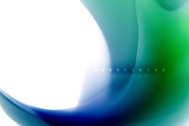 Holografik akışkan akışı, renkli sıvı karıştırma renkler hareket kavramı renkler