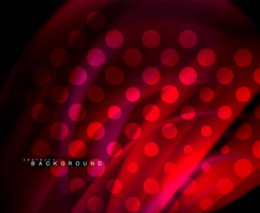 Neon holografik sıvı renkli dalga web, duvar kağıdı, desen, doku ve arka plan için