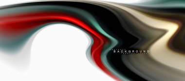 Sıvı sıvı karıştırma renkler konsepti üzerine açık gri renkli, eğri akışı, trendy soyut düzeni şablonu iş veya teknoloji sunu veya web broşür kapak için duvar kağıdı