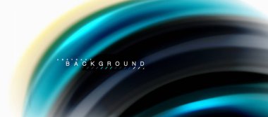 Sıvı sıvı karıştırma renkler konsepti üzerine açık gri renkli, eğri akışı, trendy soyut düzeni şablonu iş veya teknoloji sunu veya web broşür kapak için duvar kağıdı