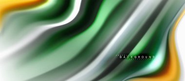 Sıvı sıvı karıştırma renkler konsepti üzerine açık gri renkli, eğri akışı, trendy soyut düzeni şablonu iş veya teknoloji sunu veya web broşür kapak için duvar kağıdı