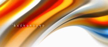 Sıvı sıvı karıştırma renkler konsepti üzerine açık gri renkli, eğri akışı, trendy soyut düzeni şablonu iş veya teknoloji sunu veya web broşür kapak için duvar kağıdı