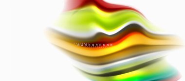 Sıvı sıvı karıştırma renkler konsepti üzerine açık gri renkli, eğri akışı, trendy soyut düzeni şablonu iş veya teknoloji sunu veya web broşür kapak için duvar kağıdı