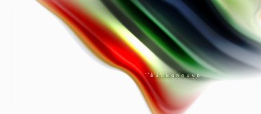 Sıvı sıvı karıştırma renkler konsepti üzerine açık gri renkli, eğri akışı, trendy soyut düzeni şablonu iş veya teknoloji sunu veya web broşür kapak için duvar kağıdı