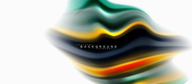 Sıvı sıvı karıştırma renkler konsepti üzerine açık gri renkli, eğri akışı, trendy soyut düzeni şablonu iş veya teknoloji sunu veya web broşür kapak için duvar kağıdı