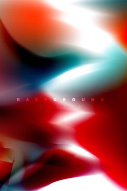 Holografik boya patlama tasarım, akışkan akışı, renkli fırtına renkler. Sıvı karıştırma renkler hareket kavramı, Modern arka plan düzeni şablonu iş sunumu, app duvar kağıdı afiş için