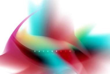 Holografik akışkan akışı, renkli sıvı karıştırma renkler hareket kavramı renkler