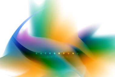 Holografik akışkan akışı, renkli sıvı karıştırma renkler hareket kavramı renkler