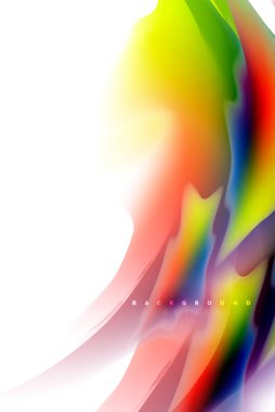 Holografik boya patlama tasarım, akışkan akışı, renkli fırtına renkler. Sıvı karıştırma renkler hareket kavramı, Modern arka plan düzeni şablonu iş sunumu, app duvar kağıdı afiş için