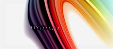 Gökkuşağı sıvı renk arka plan Bükülü sıvı tasarım, renkli mermer veya plastik dalgalı doku zemin, çok renkli şablonu için iş veya teknoloji sunu veya web broşür kapak
