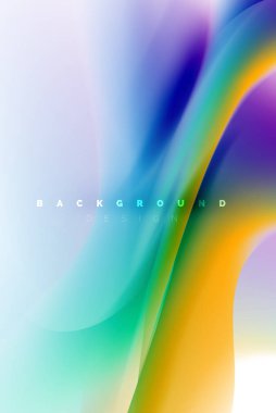 Holografik boya patlama tasarım, akışkan akışı, renkli fırtına renkler. Sıvı karıştırma renkler hareket kavramı, Modern arka plan düzeni şablonu iş sunumu, app duvar kağıdı afiş için