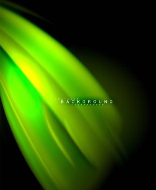 Neon holografik sıvı renkli dalga web, duvar kağıdı, desen, doku ve arka plan için