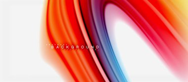 Gökkuşağı sıvı renk arka plan Bükülü sıvı tasarım, renkli mermer veya plastik dalgalı doku zemin, çok renkli şablonu için iş veya teknoloji sunu veya web broşür kapak