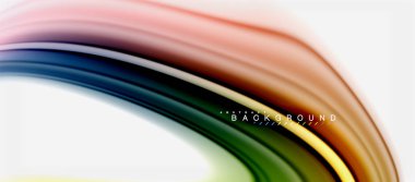 Gökkuşağı sıvı renk arka plan Bükülü sıvı tasarım, renkli mermer veya plastik dalgalı doku zemin, çok renkli şablonu için iş veya teknoloji sunu veya web broşür kapak