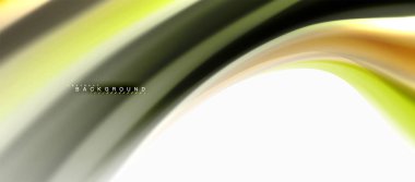 Sıvı sıvı karıştırma renkler konsepti üzerine açık gri renkli, eğri akışı, trendy soyut düzeni şablonu iş veya teknoloji sunu veya web broşür kapak için duvar kağıdı