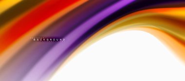 Sıvı sıvı karıştırma renkler konsepti üzerine açık gri renkli, eğri akışı, trendy soyut düzeni şablonu iş veya teknoloji sunu veya web broşür kapak için duvar kağıdı