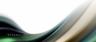 Sıvı sıvı karıştırma renkler konsepti üzerine açık gri renkli, eğri akışı, trendy soyut düzeni şablonu iş veya teknoloji sunu veya web broşür kapak için duvar kağıdı