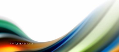 Sıvı sıvı karıştırma renkler konsepti üzerine açık gri renkli, eğri akışı, trendy soyut düzeni şablonu iş veya teknoloji sunu veya web broşür kapak için duvar kağıdı