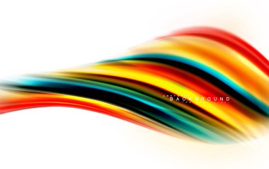 Sıvı sıvı karıştırma renkler konsepti üzerine açık gri renkli, dalga ve girdap eğrisi akışı satır, trendy soyut düzeni şablonu iş sunumu, app duvar kağıdı başlık sayfası, poster veya duvar kağıdı için