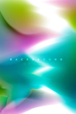 Holografik boya patlama tasarım, akışkan akışı, renkli fırtına renkler. Sıvı karıştırma renkler hareket kavramı, Modern arka plan düzeni şablonu iş sunumu, app duvar kağıdı afiş için