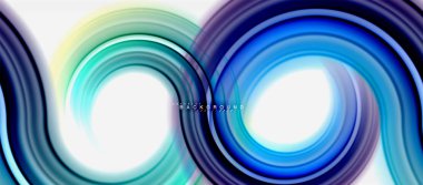 Gökkuşağı sıvı renkli arka plan - girdap ve daireler, bükülmüş sıvı renkler, renkli mermer veya plastik dalgalı doku zemin, çok renkli şablonu için iş veya teknoloji