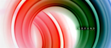 Gökkuşağı sıvı renkli arka plan - girdap ve daireler, bükülmüş sıvı renkler, renkli mermer veya plastik dalgalı doku zemin, çok renkli şablonu için iş veya teknoloji