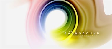 Gökkuşağı sıvı renk arka plan Bükülü sıvı tasarım, renkli mermer veya plastik dalgalı doku zemin, çok renkli şablonu için iş veya teknoloji sunu veya web broşür kapak