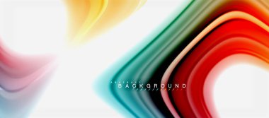 Gökkuşağı sıvı renk arka plan Bükülü sıvı tasarım, renkli mermer veya plastik dalgalı doku zemin, çok renkli şablonu için iş veya teknoloji sunu veya web broşür kapak