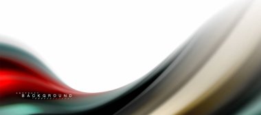 Sıvı sıvı karıştırma renkler konsepti üzerine açık gri renkli, eğri akışı, trendy soyut düzeni şablonu iş veya teknoloji sunu veya web broşür kapak için duvar kağıdı