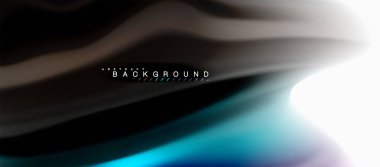 Sıvı sıvı karıştırma renkler konsepti üzerine açık gri renkli, eğri akışı, trendy soyut düzeni şablonu iş veya teknoloji sunu veya web broşür kapak için duvar kağıdı