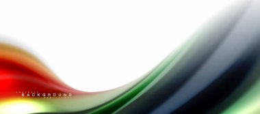 Sıvı sıvı karıştırma renkler konsepti üzerine açık gri renkli, eğri akışı, trendy soyut düzeni şablonu iş veya teknoloji sunu veya web broşür kapak için duvar kağıdı