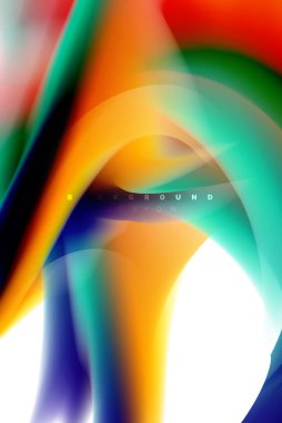 Holografik boya patlama tasarım, akışkan akışı, renkli fırtına renkler. Sıvı karıştırma renkler hareket kavramı, Modern arka plan düzeni şablonu iş sunumu, app duvar kağıdı afiş için