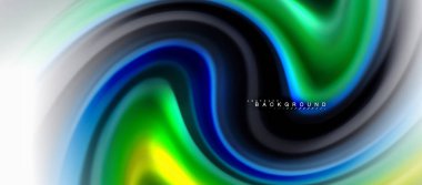 Sıvı sıvı karıştırma renkler konsepti üzerine açık gri renkli, eğri akışı, trendy soyut düzeni şablonu iş veya teknoloji sunu veya web broşür kapak için duvar kağıdı