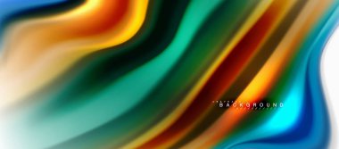 Sıvı sıvı karıştırma renkler konsepti üzerine açık gri renkli, eğri akışı, trendy soyut düzeni şablonu iş veya teknoloji sunu veya web broşür kapak için duvar kağıdı