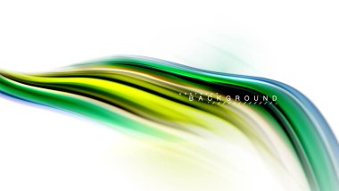 Sıvı sıvı karıştırma renkler konsepti üzerine açık gri renkli, dalga ve girdap eğrisi akışı satır, trendy soyut düzeni şablonu iş sunumu, app duvar kağıdı başlık sayfası, poster veya duvar kağıdı için