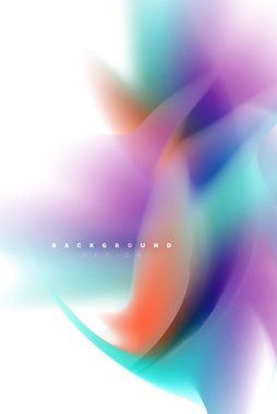 Holografik akışkan akışı, renkli sıvı karıştırma renkler hareket kavramı renkler