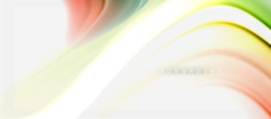 Gökkuşağı sıvı renk arka plan Bükülü sıvı tasarım, renkli mermer veya plastik dalgalı doku zemin, çok renkli şablonu için iş veya teknoloji sunu veya web broşür kapak