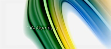 Gökkuşağı sıvı renk arka plan Bükülü sıvı tasarım, renkli mermer veya plastik dalgalı doku zemin, çok renkli şablonu için iş veya teknoloji sunu veya web broşür kapak