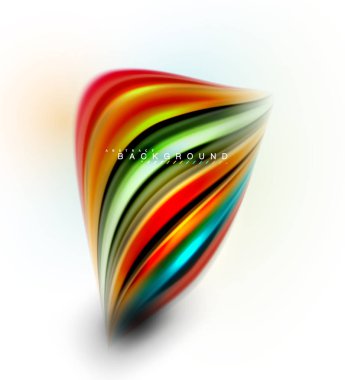 Sıvı sıvı karıştırma renkler konsepti üzerine açık gri renkli, dalga ve girdap eğrisi akışı satır, trendy soyut düzeni şablonu iş sunumu, app duvar kağıdı başlık sayfası, poster veya duvar kağıdı için