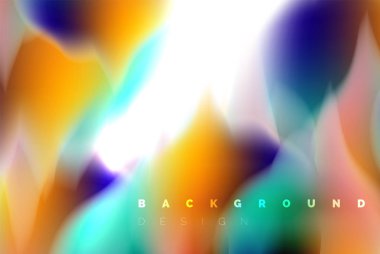 Holografik boya patlama tasarım, akışkan akışı, renkli fırtına renkler. Sıvı karıştırma renkler hareket kavramı, Modern arka plan düzeni şablonu iş sunumu, app duvar kağıdı afiş için