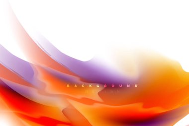 Holografik akışkan akışı, renkli sıvı karıştırma renkler hareket kavramı renkler