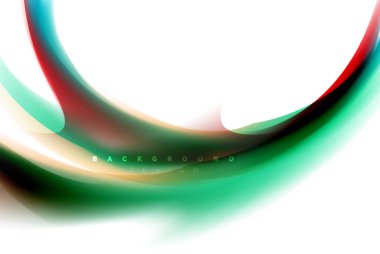 Holografik akışkan akışı, renkli sıvı karıştırma renkler hareket kavramı renkler