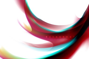 Holografik akışkan akışı, renkli sıvı karıştırma renkler hareket kavramı renkler