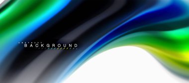 Sıvı sıvı karıştırma renkler konsepti üzerine açık gri renkli, eğri akışı, trendy soyut düzeni şablonu iş veya teknoloji sunu veya web broşür kapak için duvar kağıdı